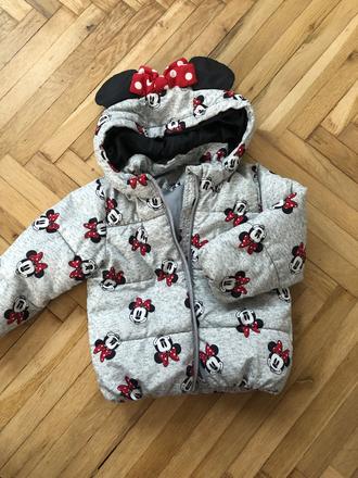 Paperová bunda hm disney, h&m,86