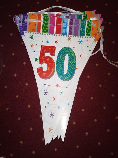 Výzdoba na oslavu 50tky, 