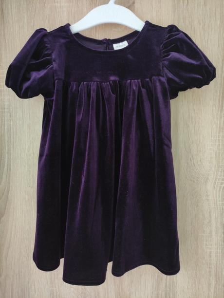 Zamatové šaty, next,80