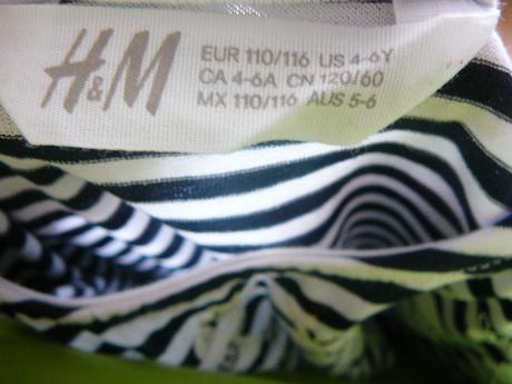 Dievcenske krasne stylove tricko, h&m,110