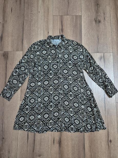 Letné šaty s dlhým rukávom, l