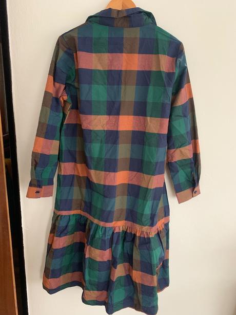 Kárované šaty, xl