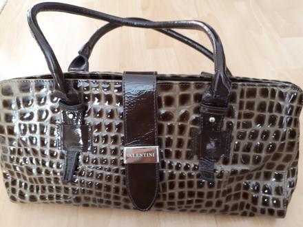 Talianska kožená kabelka,