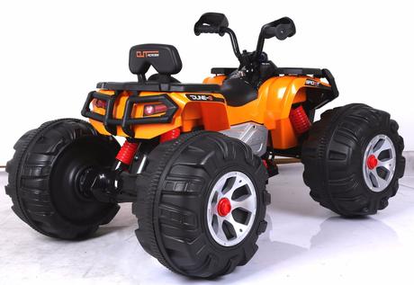 Elektrická štvorkolka oranžová,