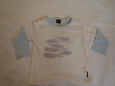 Tričko bielo-modré, 86