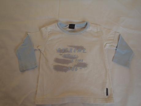 Tričko bielo-modré, 86