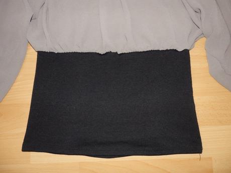 Hnedo cierne tricko - top, s