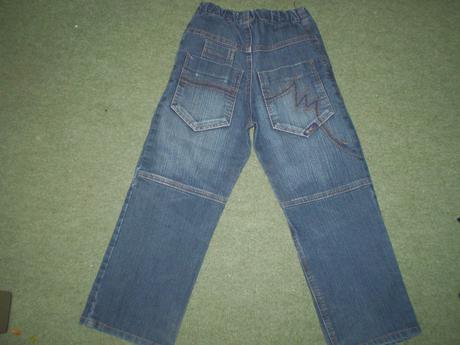 Hrubšie rifle na gumu v pase, katval,122