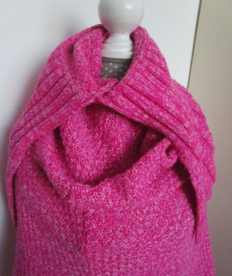 Pončo pletené, new look