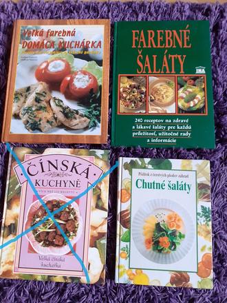 Sada 3 ks kuchárskych kníh, 