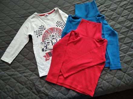 Detské roláky a tričko s dlhým rukávom, lupilu,104
