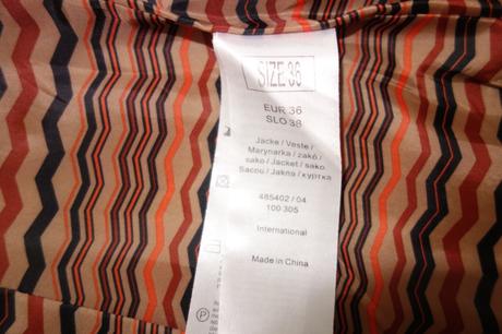 Sako s ozdobnou lemovkou, orsay,36