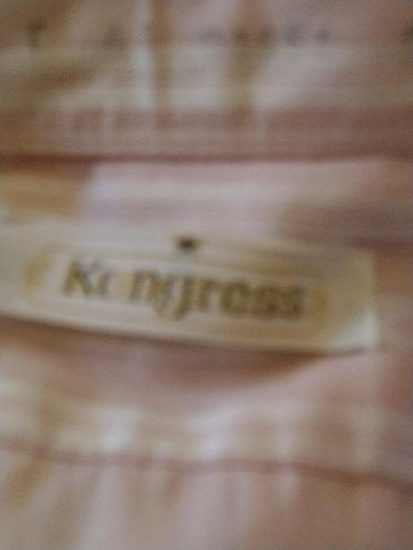 Pánska ružovo biela košeľa, kongress, l