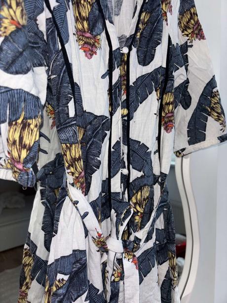 Ľanové šaty h&m 34, h&m,34 / xs