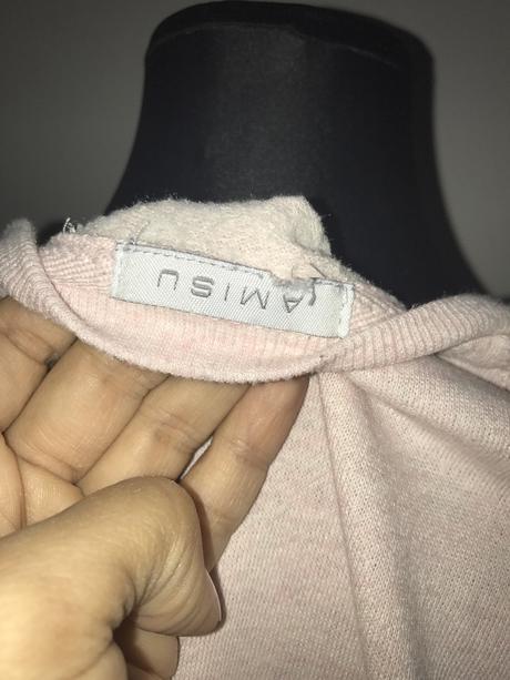Ružový pulover amisu, amisu,s