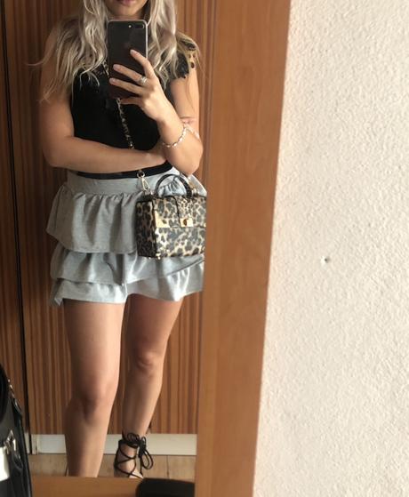 Tepláková sukňa, s