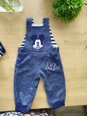 Teplacky na traky mickey 3-6m, disney,62