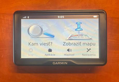 Gps navigácia garmin, 