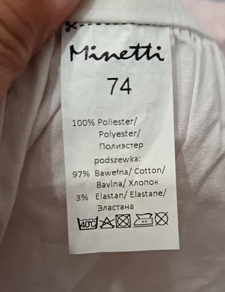 Šaty pre bábätko, 74, 74