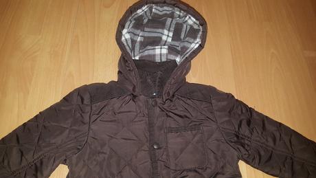 Hnedá prešívaná bunda, f&f,98