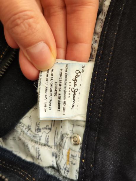 Jeansy 28x34, pepe jeans,28