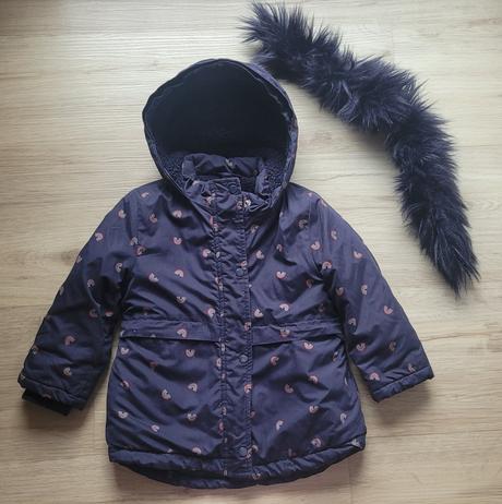 Dievčenská zimná bunda veľ. 94, vertbaudet,92