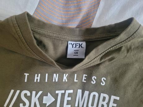 Tričko dvojicky motív skateboard, kik,128