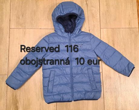 Reserved bunda obojstranná prechodná 116, reserved,116