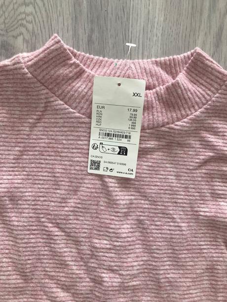Sveter - nenosený, c&a,xxl