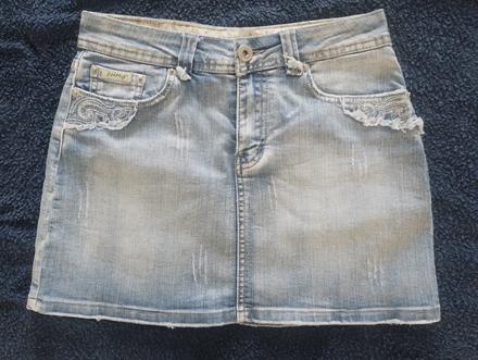 Rifľová minisukňa, s