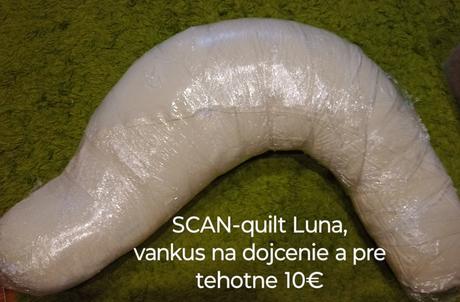 Vankus na dojcenie a pre tehotne, luna scanquilt,