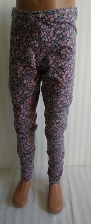 Dievčenské legíny s kvetinovým vzorom, f&f, f&f,158