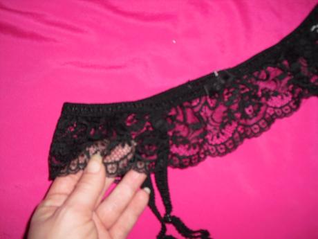 Naturana krajkovany luxusny podvazkovy pas, s