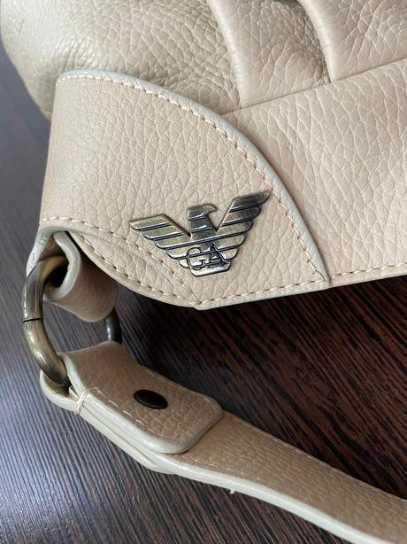 Emporio armani vintage kožená kabelka,