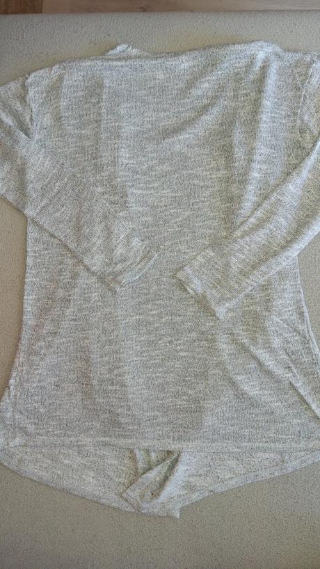 Dievčenský šedý sveter, h&m,164