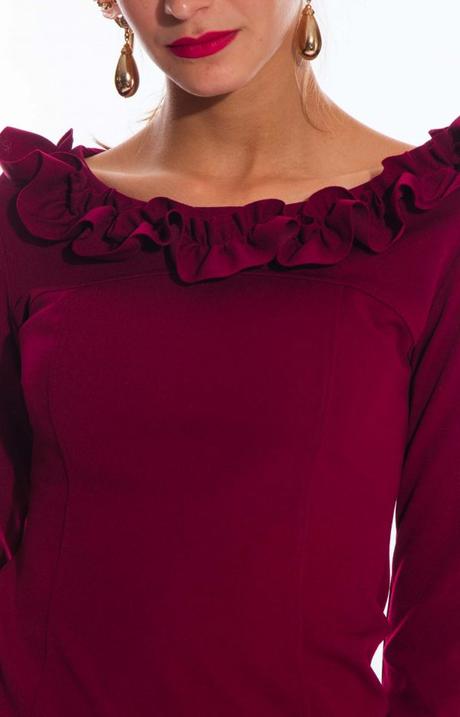 Šaty s volánom mayo chix  valerie, guess,l