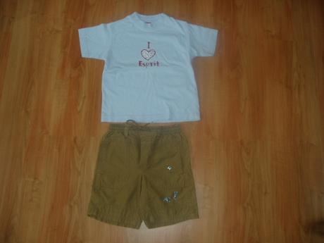 H&m kraťasy + esprit tričko, h&m,92