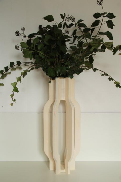 Drevená váza zo sashe.sk, 