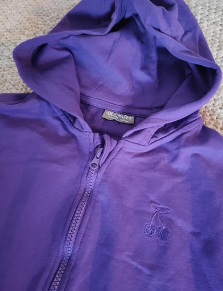 Fialová mikina na zips, pepco,134