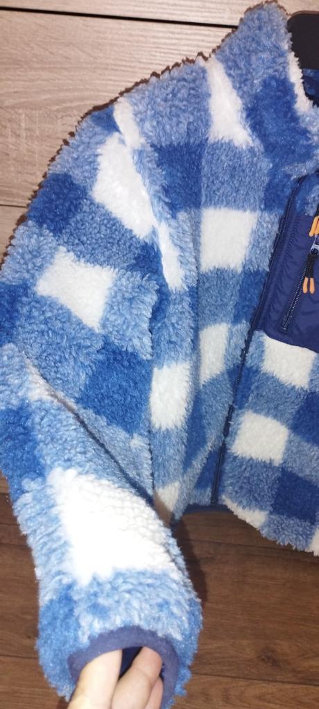 Krásna teddy bundička 122/128, h&m,122