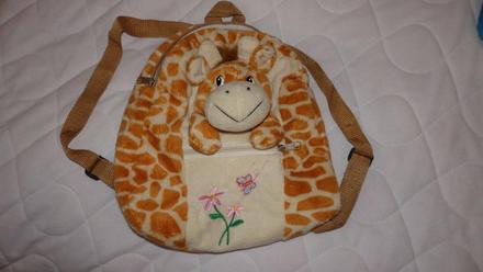 Ruksačik žirafka pre škôlkarku, 