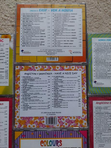 Cd anglictina v pesnickach, 