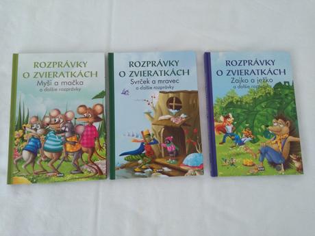 Rozprávky o zvieratkách - cena za 3 ks, 