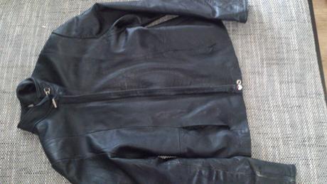 Kožená dámska bunda , m