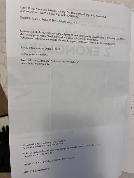 Zbierka prikladov z ekonomiky, 