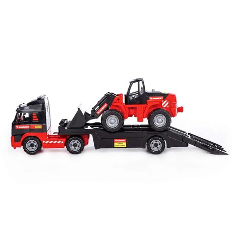 Polesie veľký kamión s nakladačom mammoet,