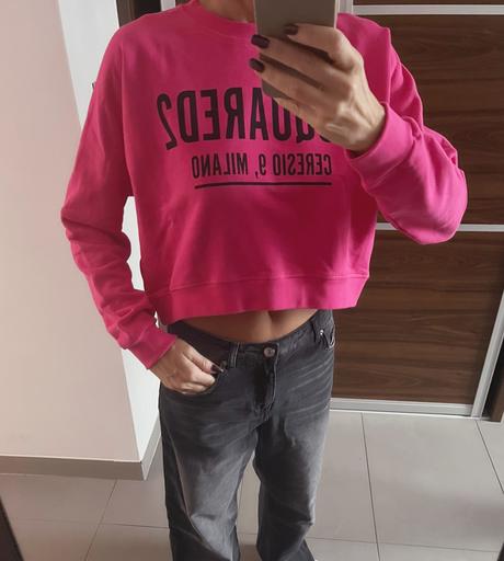 Croptopova mikina dsquared2, s