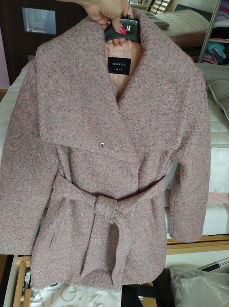 Ružovosivy zimny kabat, reserved,38