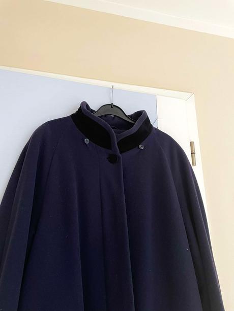 Luxusný dlhý vlnený kašmírový kabát, xl