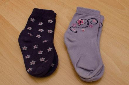 Ponožky do fialkova 2 páry, 24